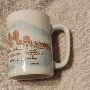 Vancouver Souvenir Mug with Cityscape Design